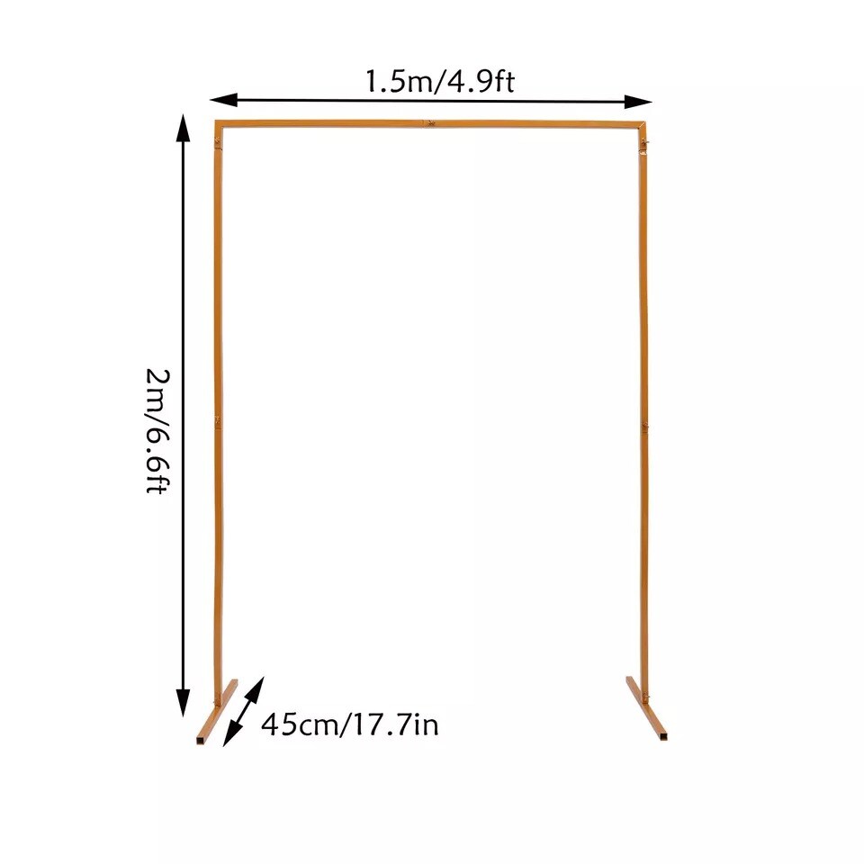 Square Wedding Arch Frame Decoration Stand
