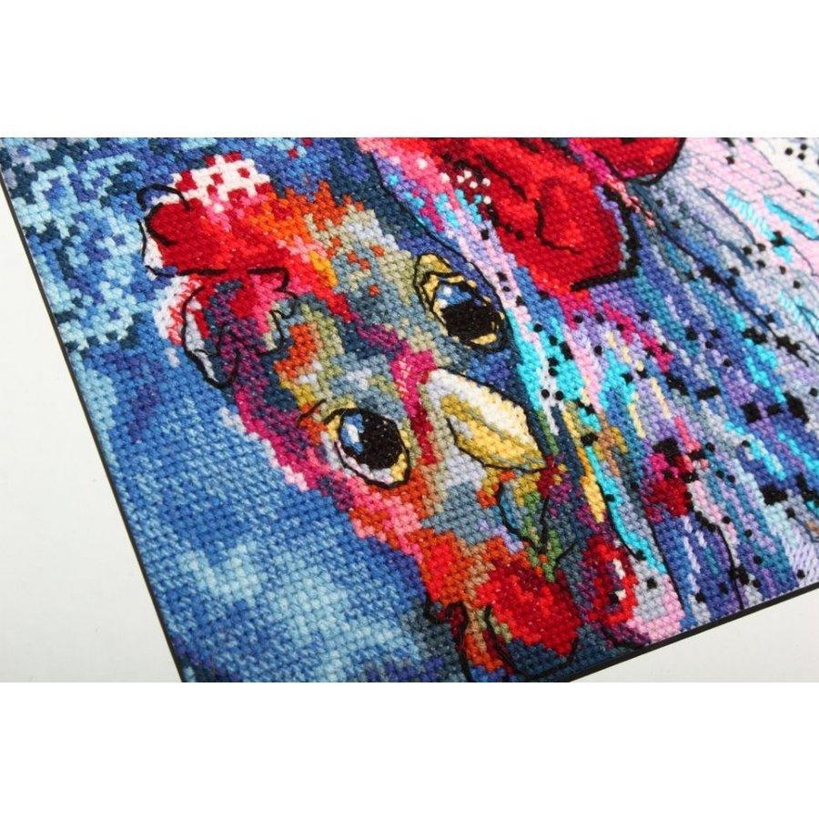 Roasted chicken with potatoes?! M658 Counted Cross Stitch Kit