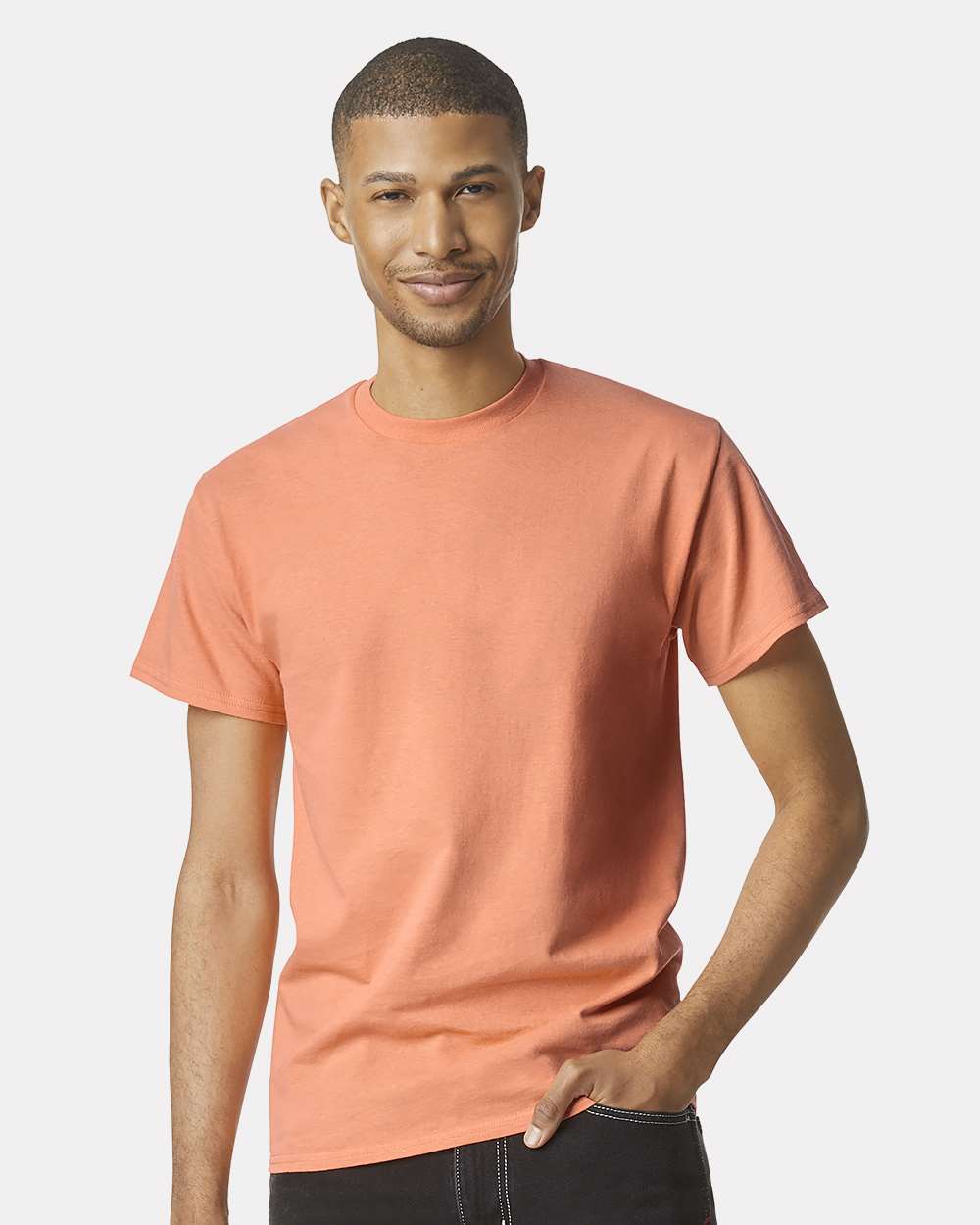 Gildan Heavy Cotton Short Sleeve T-Shirt – Classic Crewneck Tee for Everyday Comfort & Style