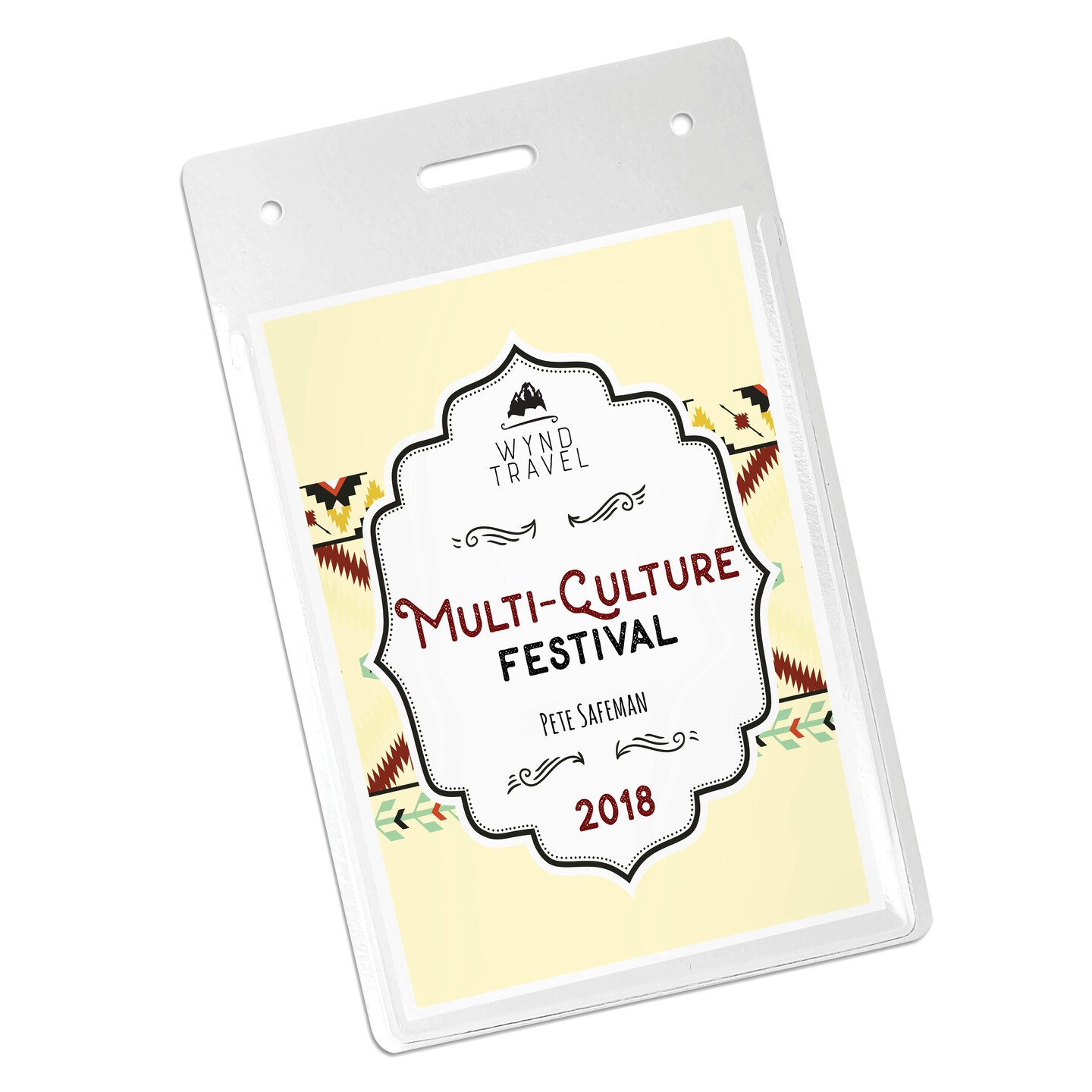 Avery Heavy Duty Badge Holders, 4&#x22; x 3&#x22;, 25 Vertical ID Badge Holders (74472)