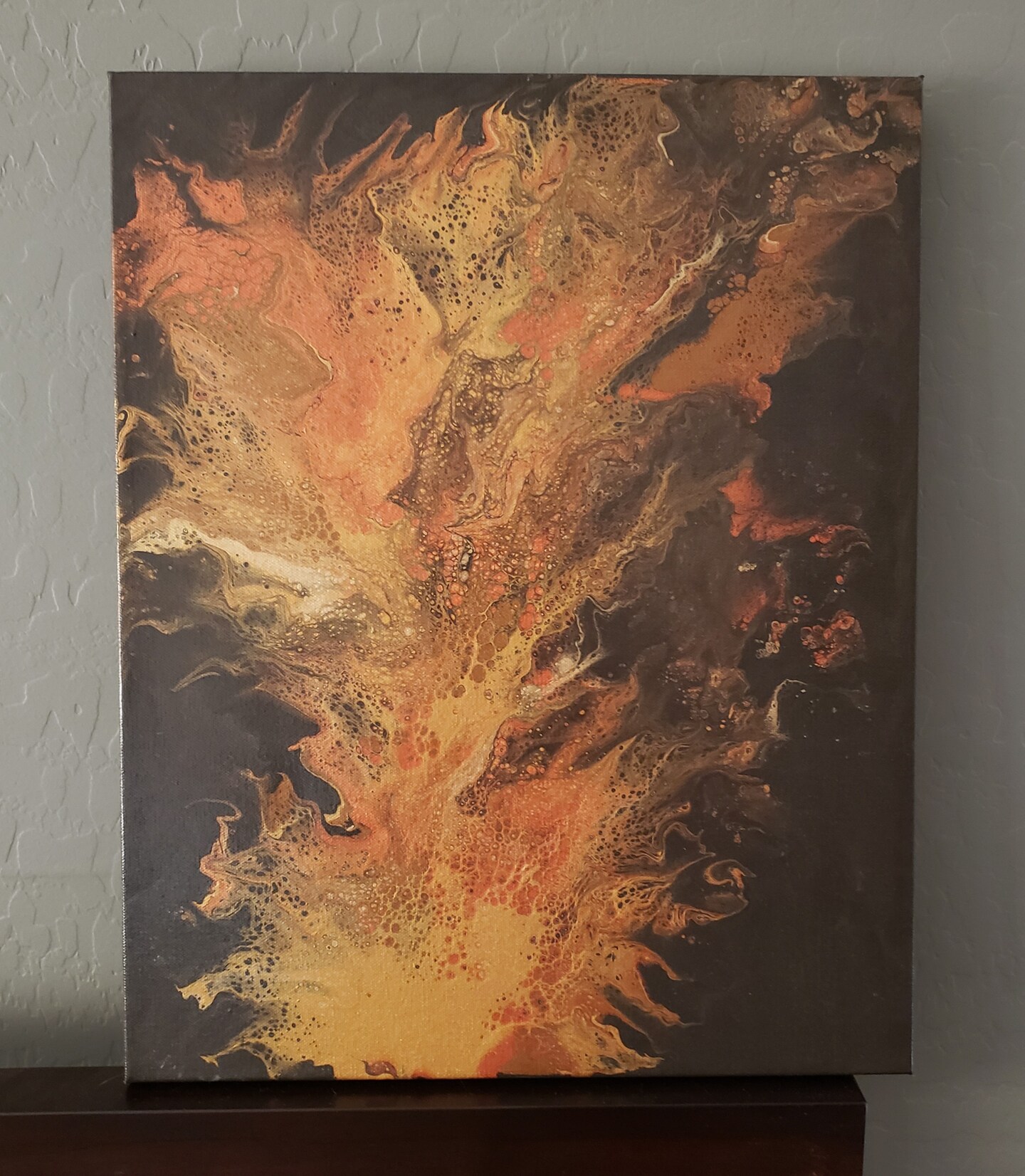 Acrylic fluid art, cheapest modern, contemporary