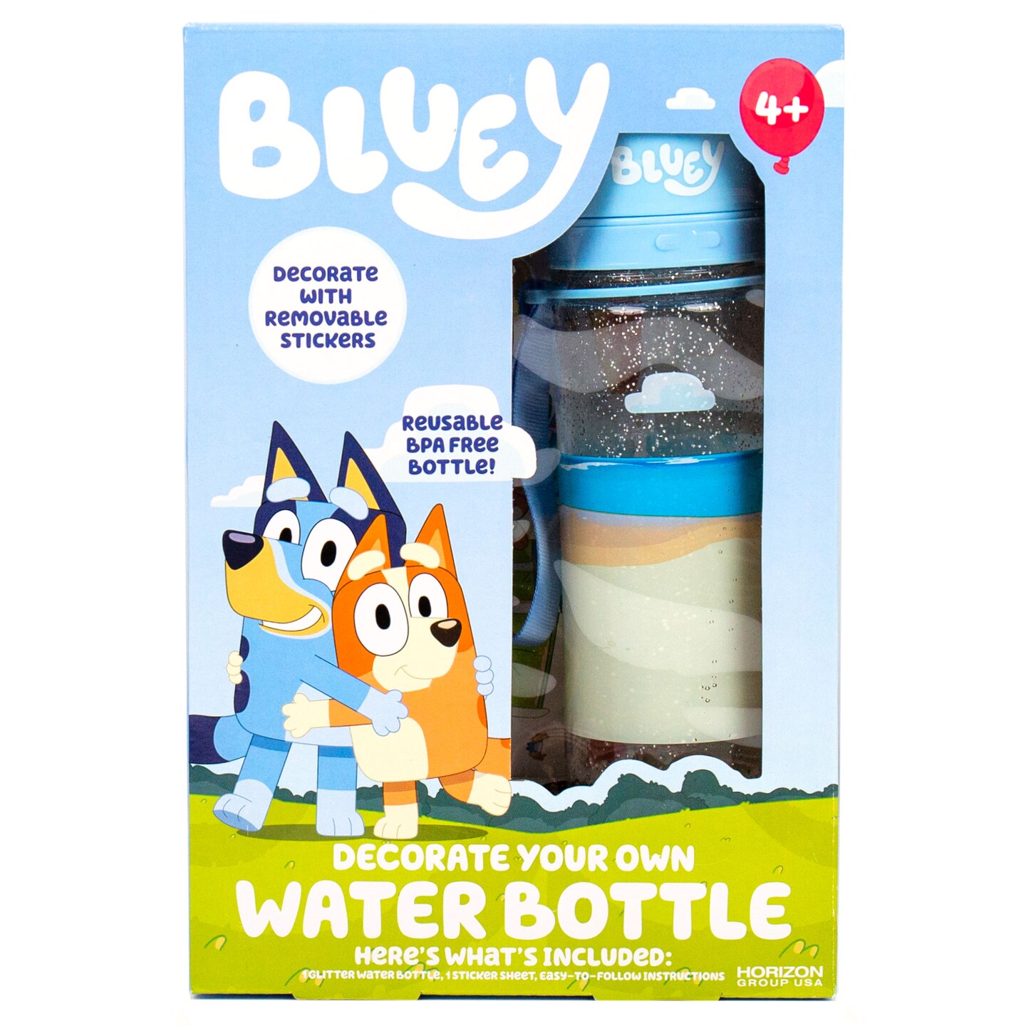Bluey Decorate Your Own Water Bottle