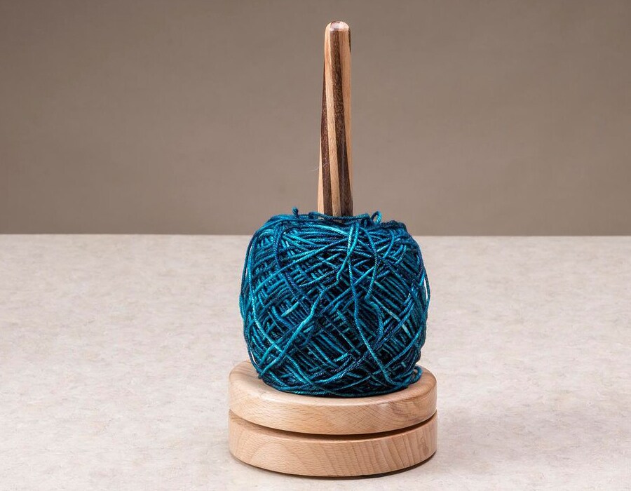 My Two Ladies Revolving Yarn Holder/Caddy - Premium Design