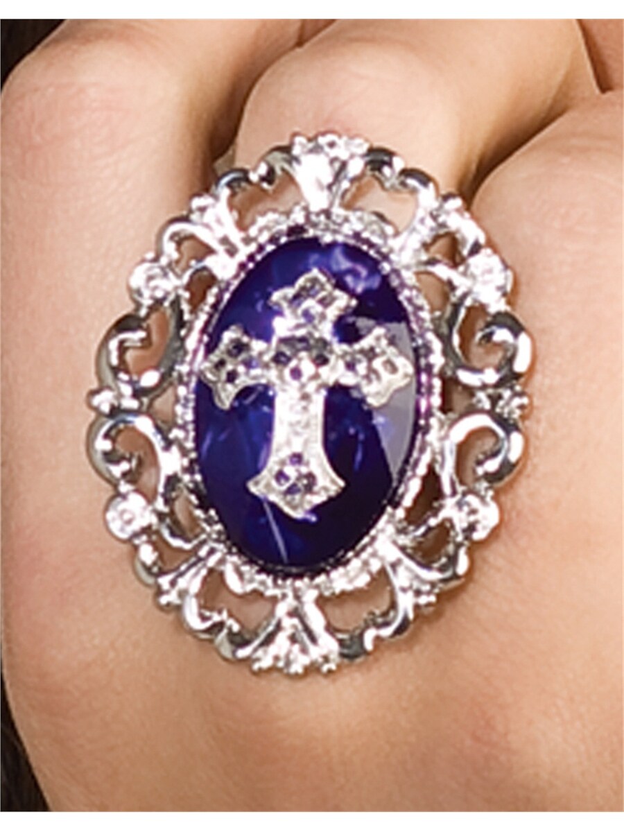 Purple online cross ring