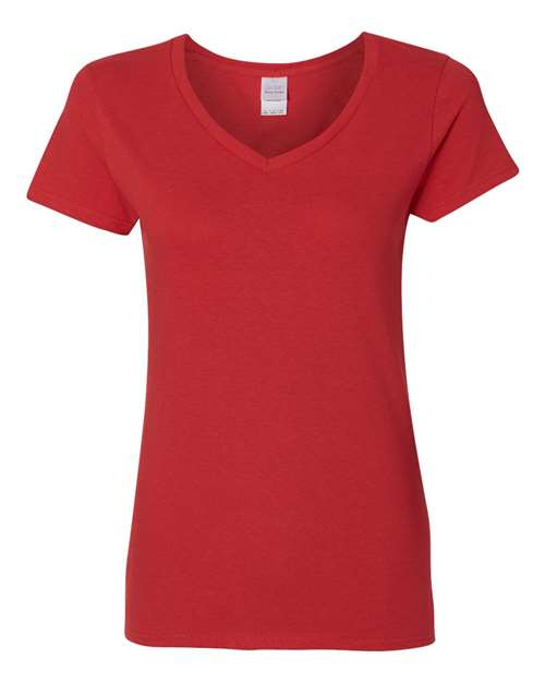 Gildan® Women’s Heavy Cotton V-Neck Blank Craft T-Shirt – Cricut & Paint Ready