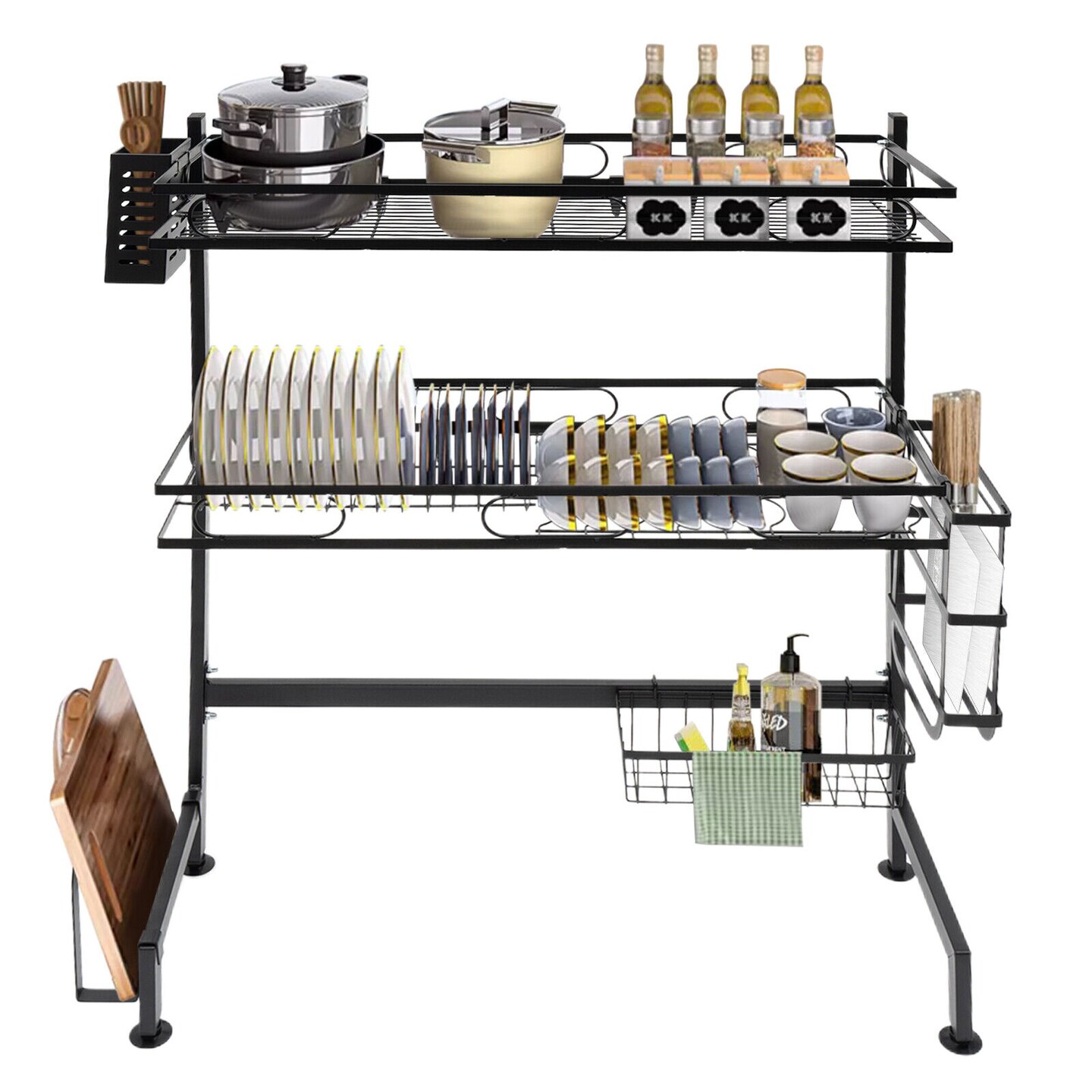 Kitcheniva Modern Multifunction Full Set Dish Drying Rack