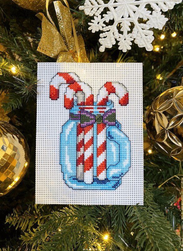 &#x22;Christmas Sweets&#x22; Counted Cross-Stitch Kit