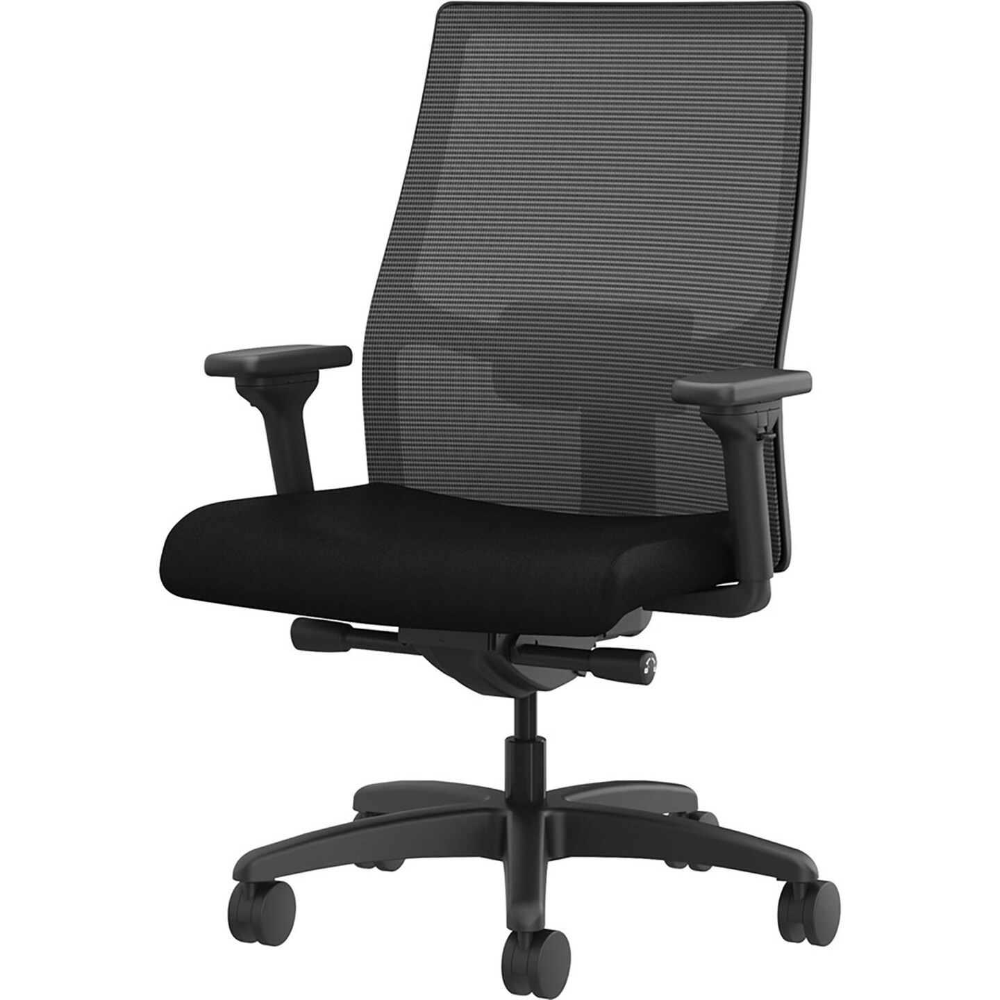 Hon Ignition 2.0 Mid back Big Tall Task Chair Black Foam Seat