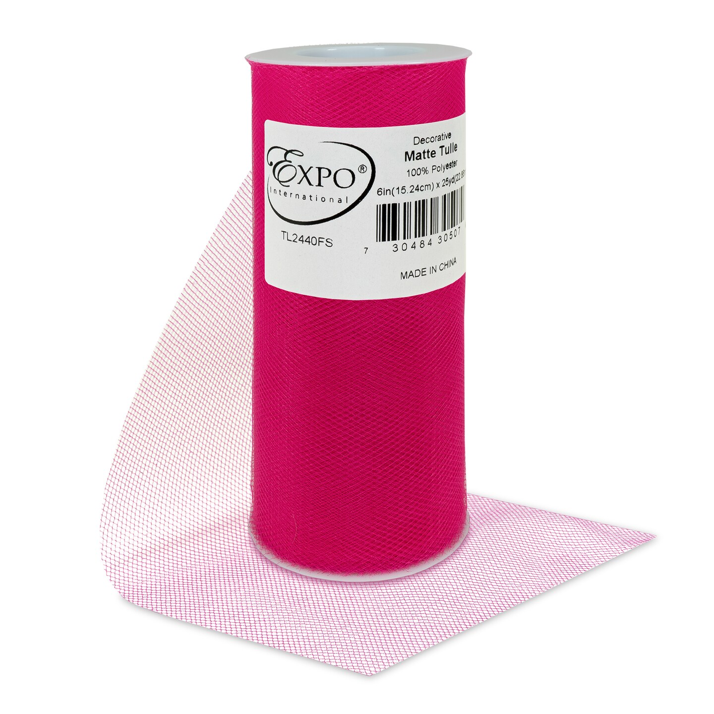 Decorative Matte Tulle Spool of 6 Inch X 25 Yards