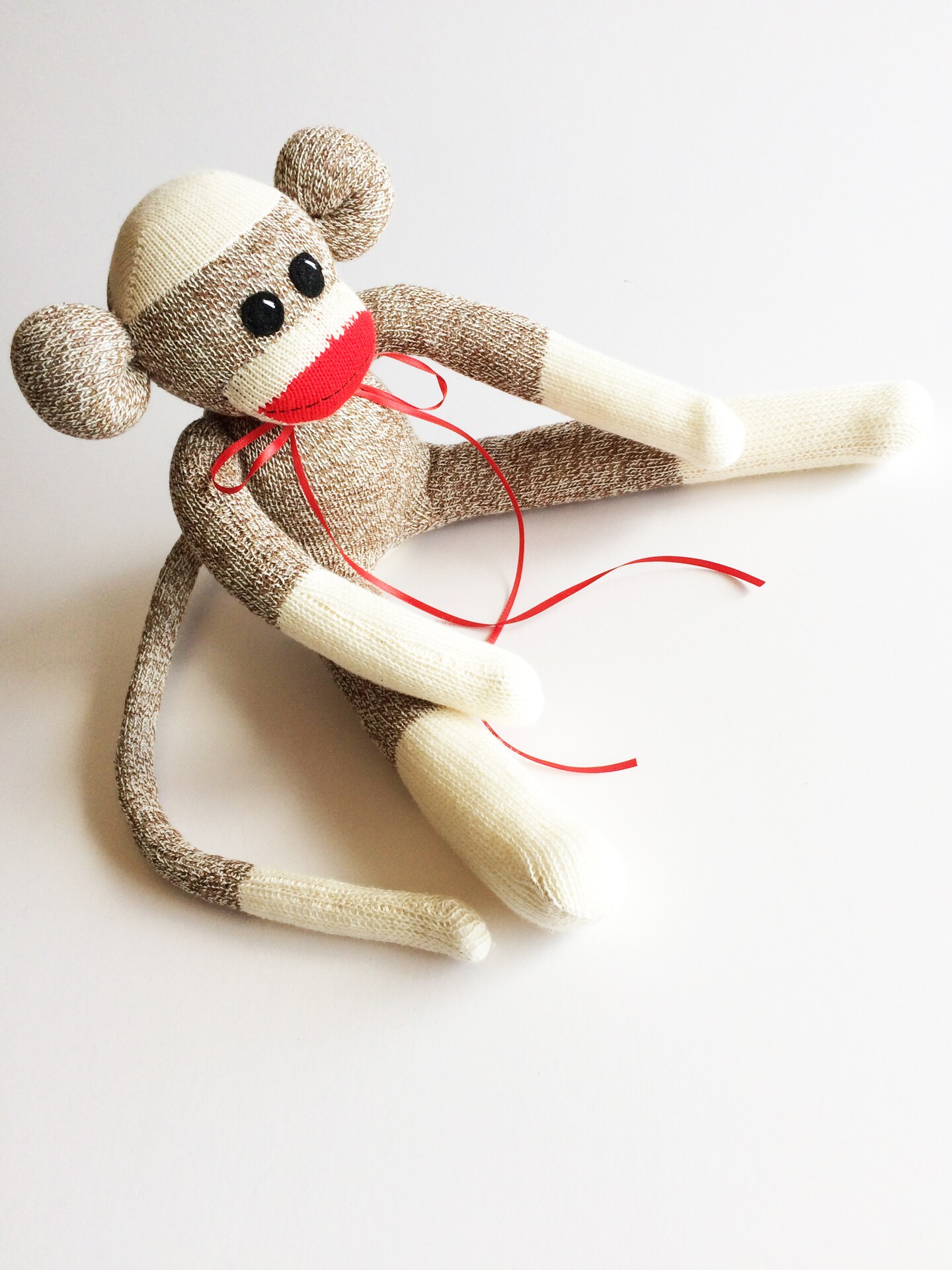 Children's Personalized Classic Traditional Sock Monkey Doll, outlets More Colors Available