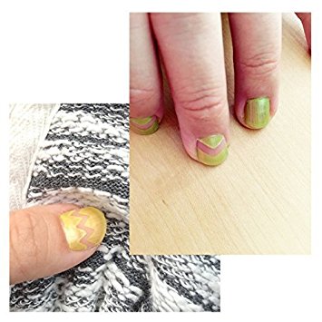 Wrapables 64 Sheets Nail Art Nail Guide Stickers Nail Tip Stickers Nail Stencil Stickers, 16 Designs (4 sheets each design)