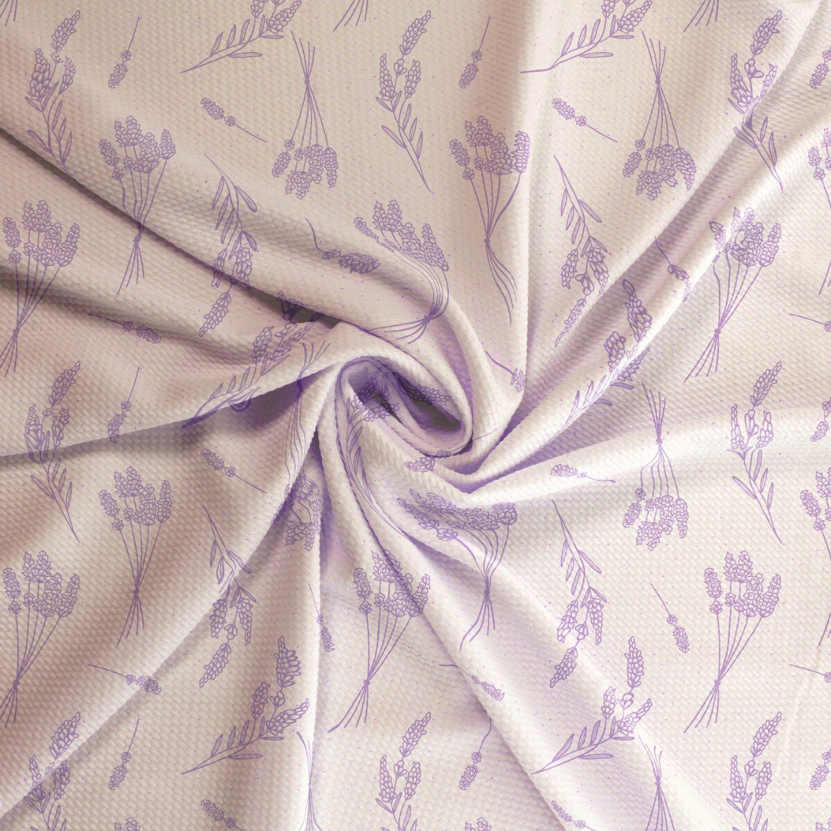 Lavender Bouquets Bullet Fabric 6&#x22; Strip