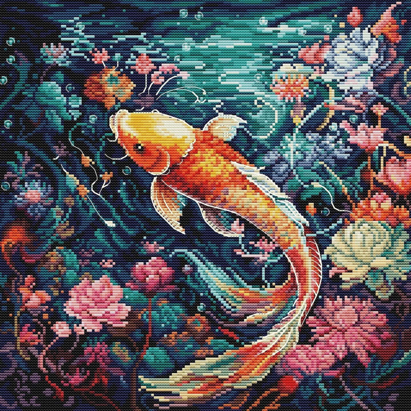Sea Life BU5032L Counted Cross-Stitch Kit