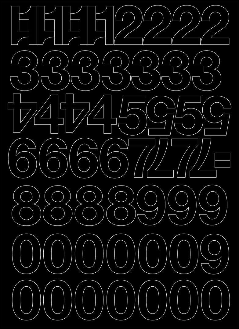 COSCO Sign with Numbers Kit, FOR RENT Sign with Black Vinyl Adhesive Numbers Kit, White Sign with Red Imprint, 16" x 22", 1 Sign