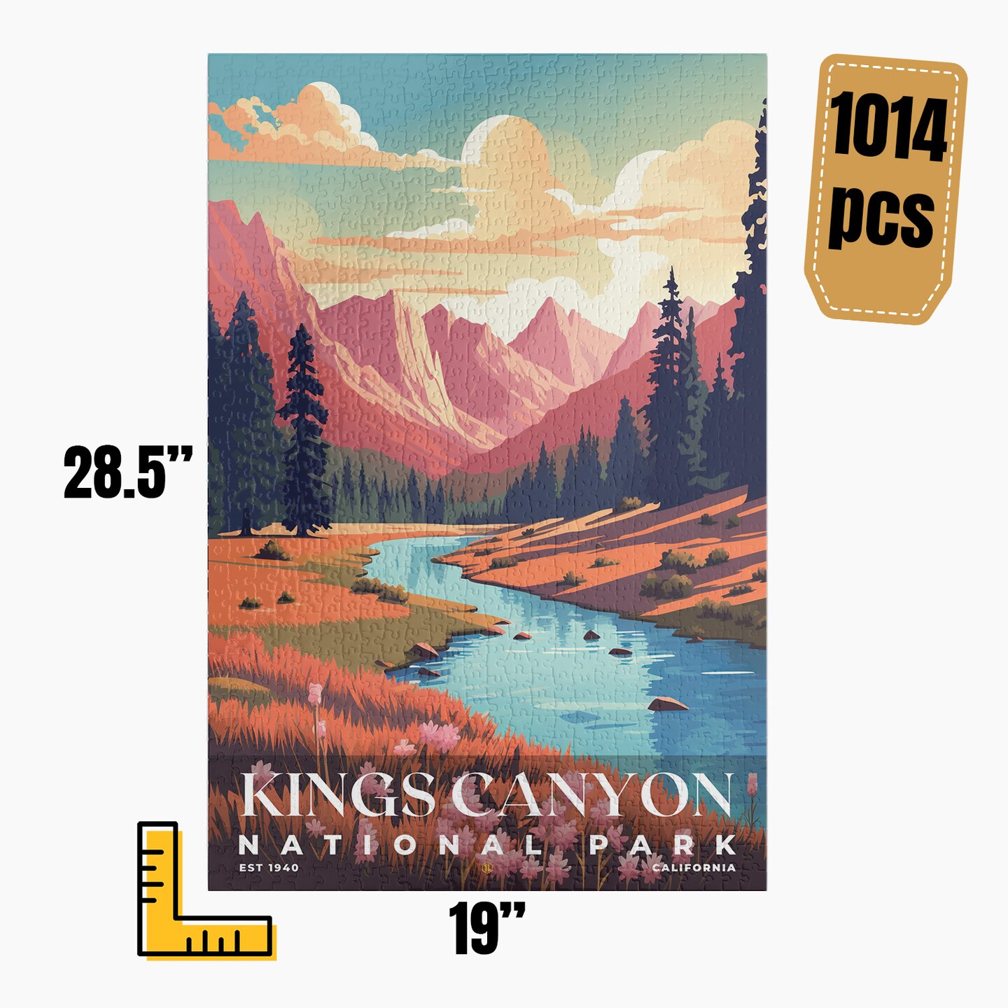 Kings Canyon National Park Jigsaw Puzzle, Family Game, Holiday Gift | S5 product 5