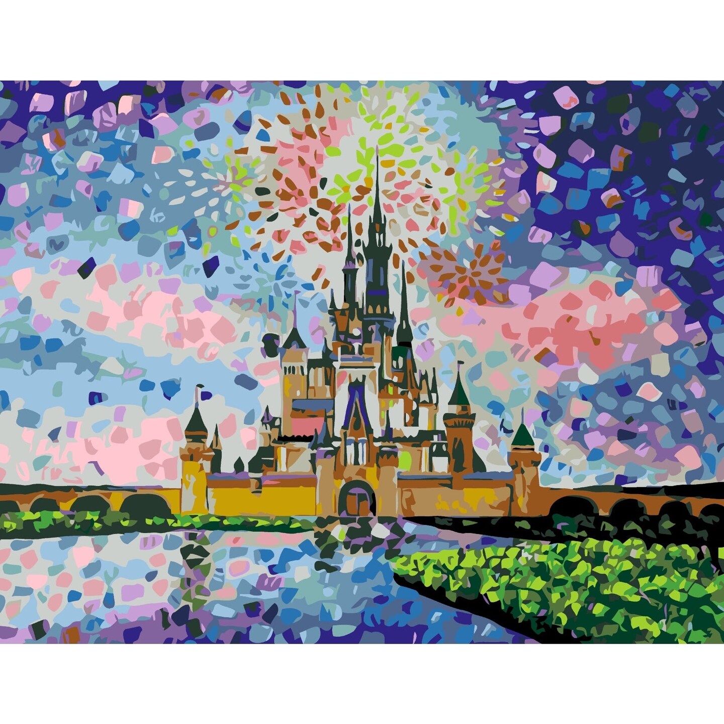 Artwille DIY Paint by Numbers for Adults and Kids - Disney Castl_