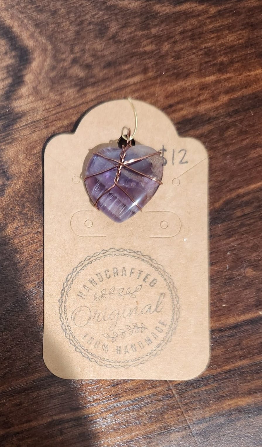 Wire-Wrapped Amethyst Heart Pendant MakerPlace by Michaels