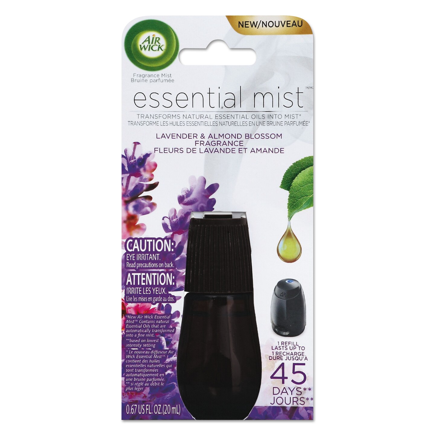 Air Wick Essential Mist Essential Oil Refill Lavender and Almond Blossom