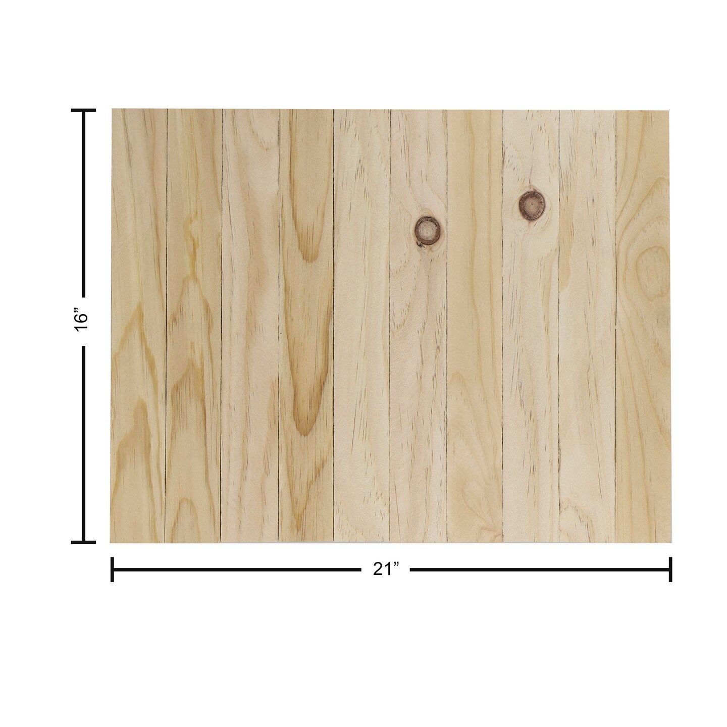 Good Wood by Leisure Arts - Pallet Panel 20.5&#x22; x 16&#x22; Wood Panel, Wood Board, Wood Craft, Wood Blanks, Thin Wood Boards for Crafts, Wooden Board