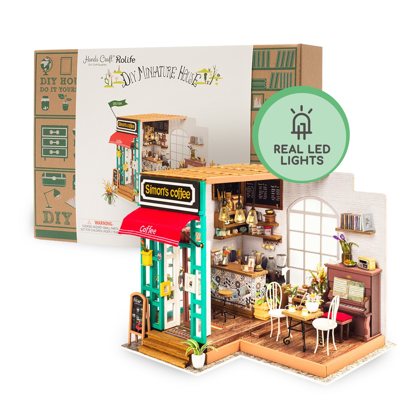 DIY Miniature Dollhouse Kit | Simon&#x27;s Coffee