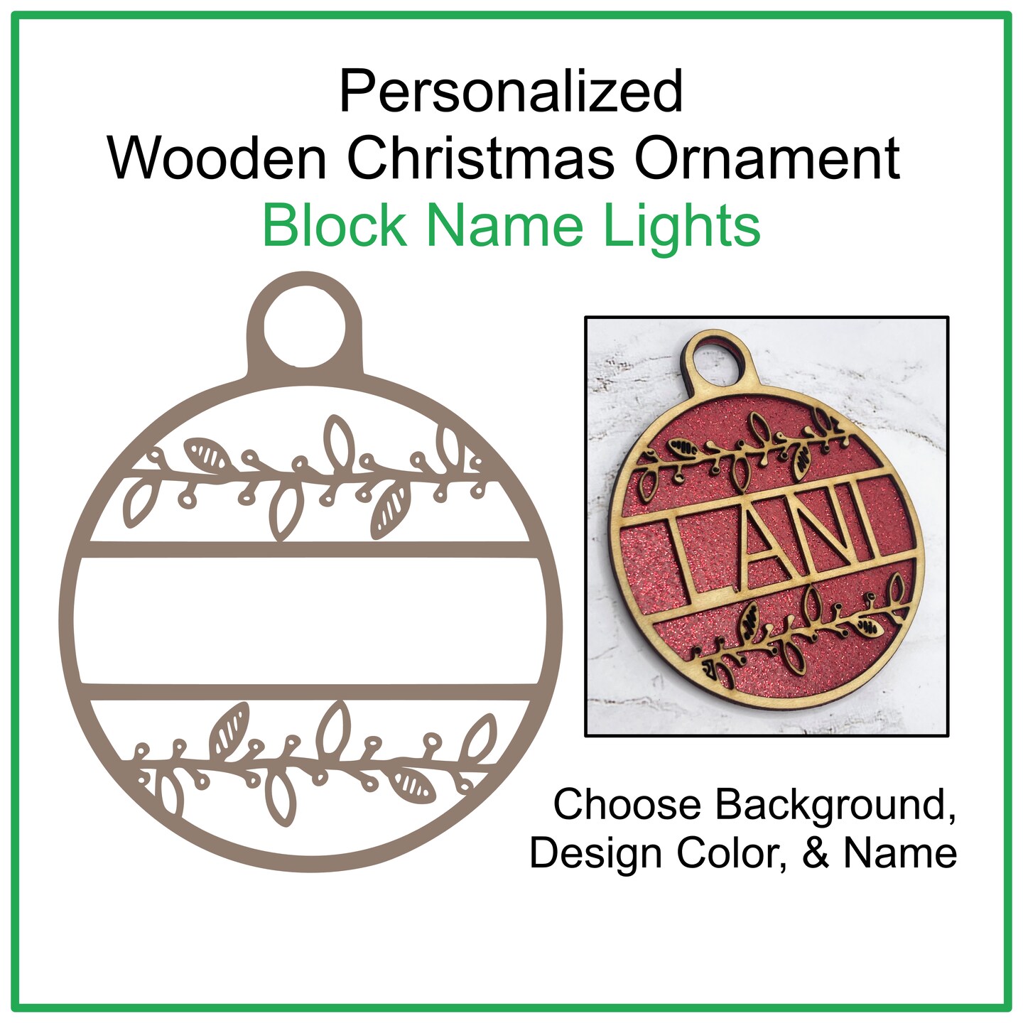Michaels wooden discount ornaments