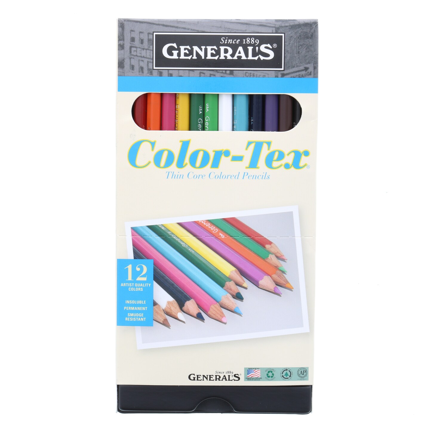 General Pencil - Color-Tex Colored Pencil Set - 12-Pencil Set | Michaels
