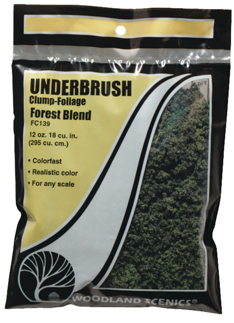 Woodland Scenics Underbrush Groundcover, Forest Blend