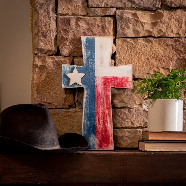 12 in. Unfinished Wooden Square Cross