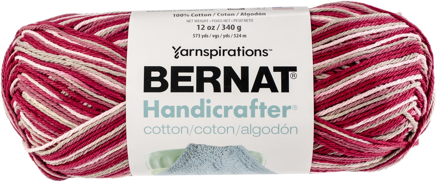 Bernat Handicrafter Cotton Yarn 340g - Ombres-Damask