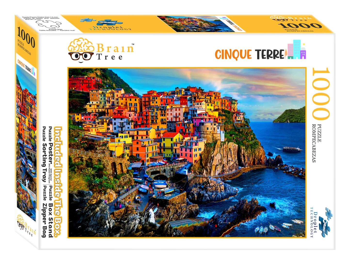 Brain Tree - Cinque Terre Jigsaw Puzzles 1000 Piece
