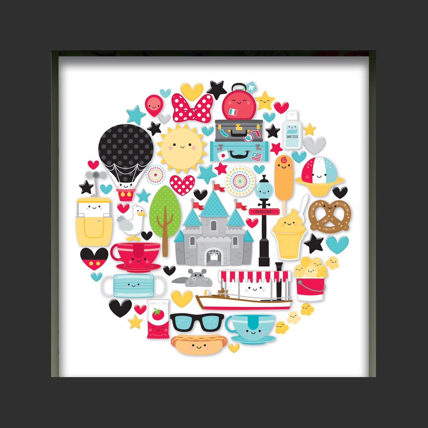 Doodlebug Design Shadow Box Insert KitFun At The Park Michaels