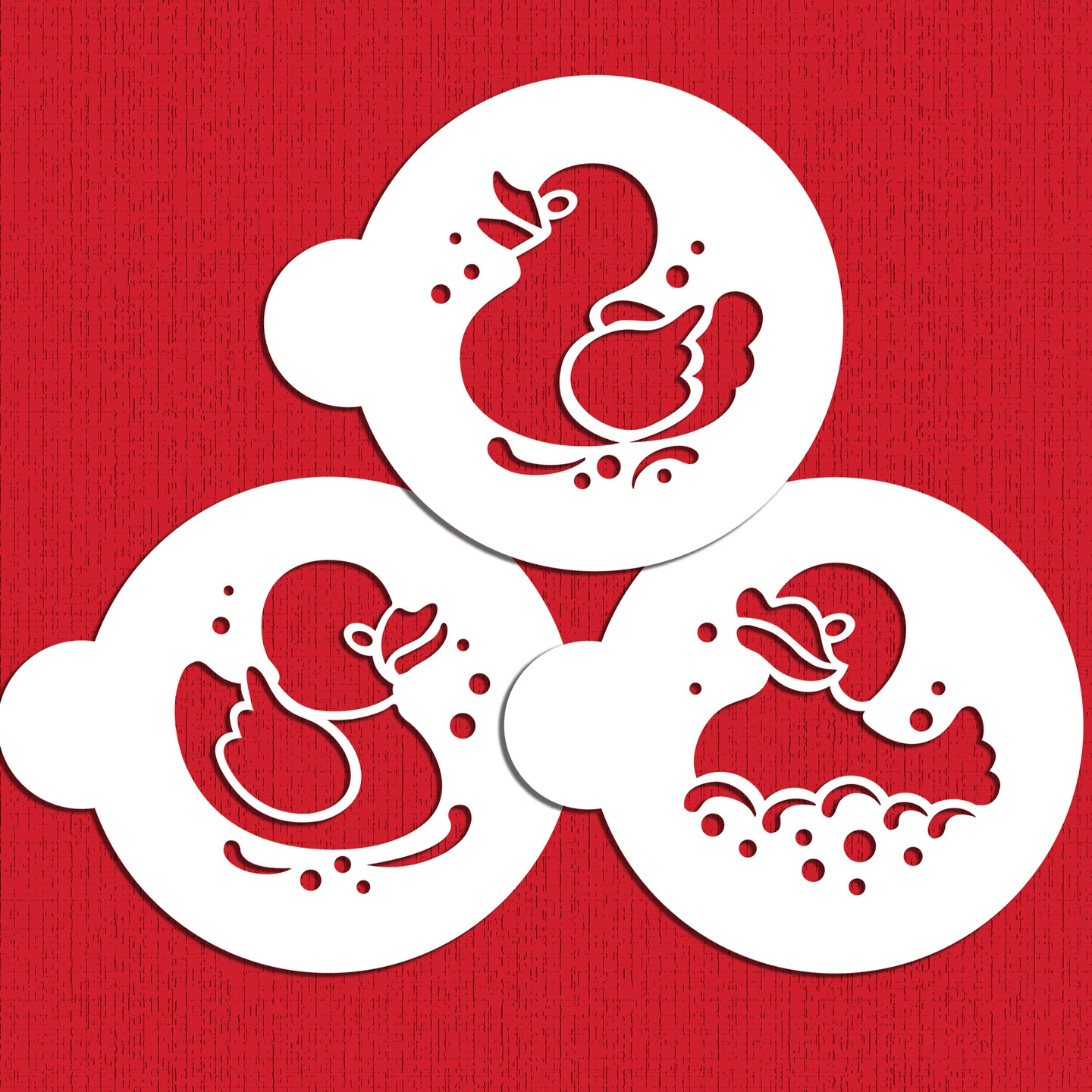 Rubber Duckies Cookie Set | C784 by Designer Stencils | Cookie Decorating Tools |