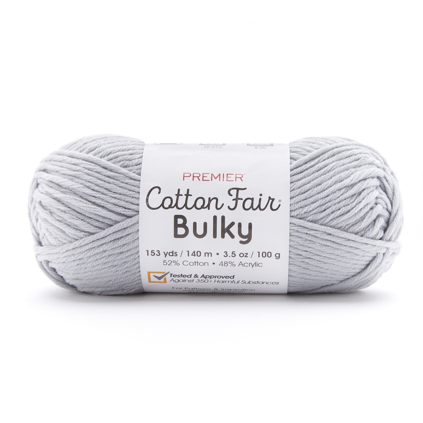 Premier Cotton Fair Bulky YarnSilver Michaels