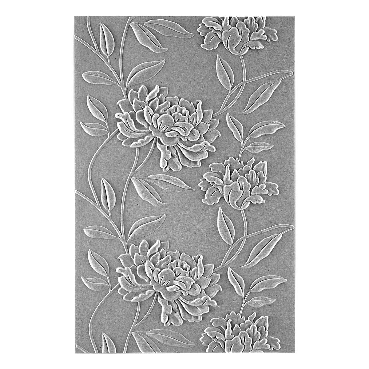 Spellbinders 3D Embossing Folder 5.5"X8.5"-Beautiful Blooms