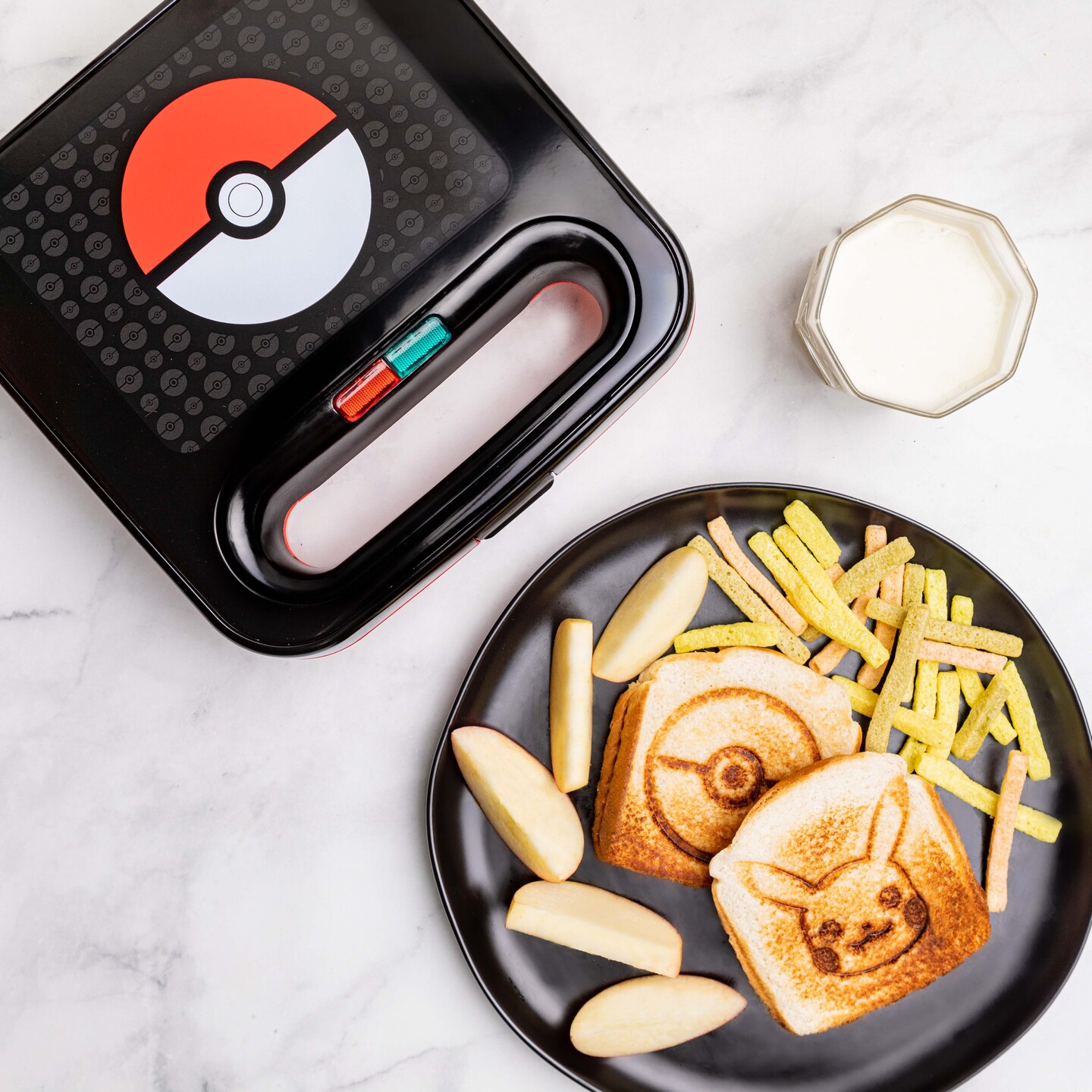 Uncanny Brands Pokemon Pikachu Mini Waffle Maker