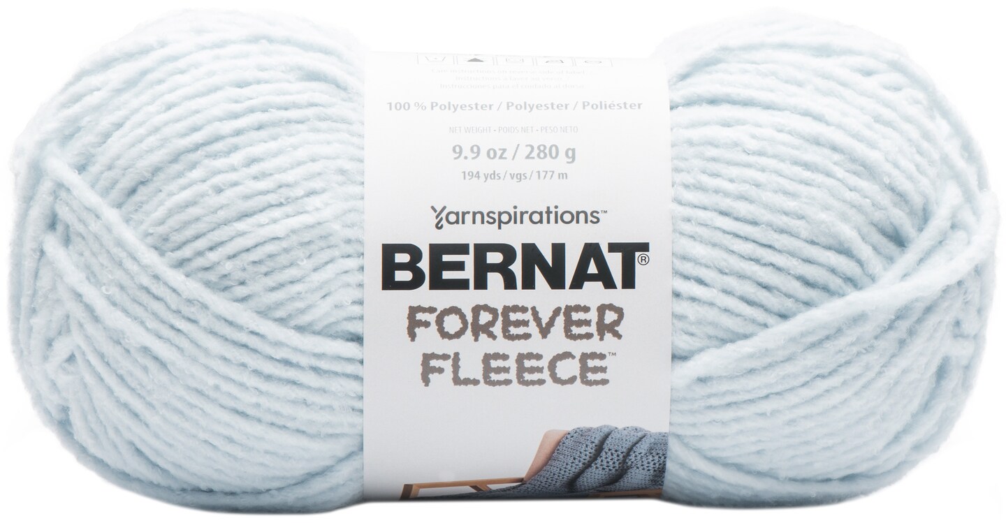 Bernat Forever Fleece Yarn-Cornflower