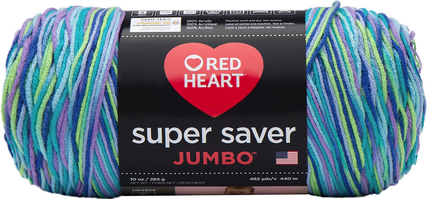 Red Heart Super Saver Jumbo Yarn Wildflower Michaels red-heart-super-saver-jumbo-yarn-wildflower-michaels