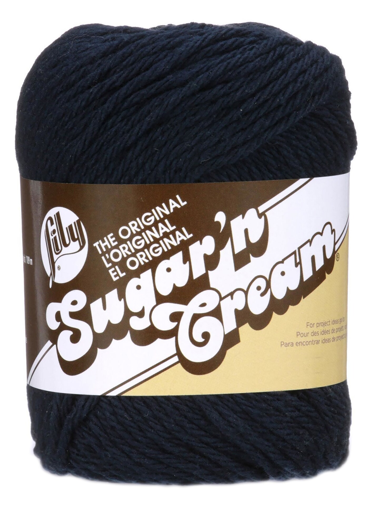 Lily Sugar&#x27;n Cream Yarn - Solids-Bright Navy