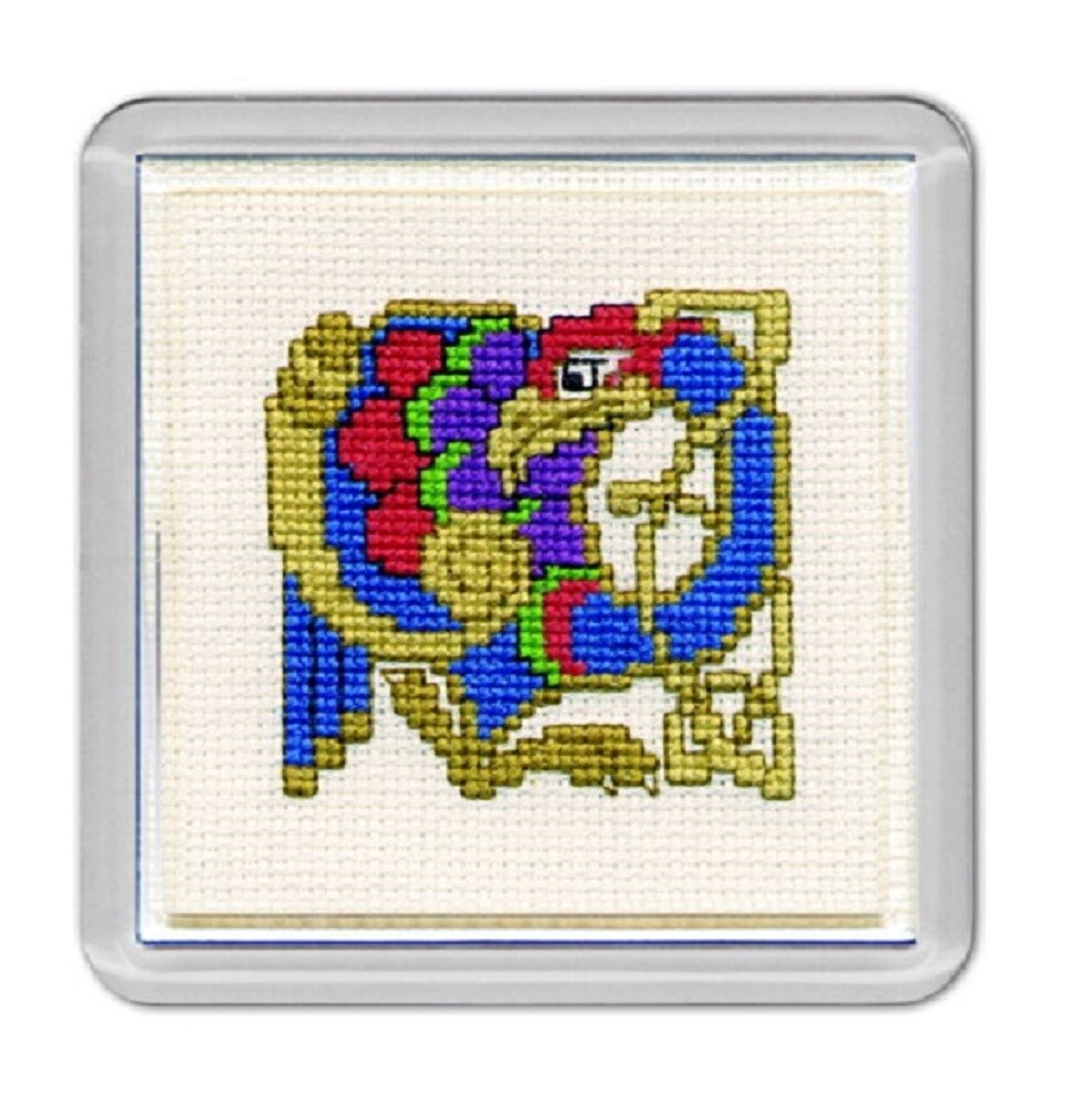 Textile Heritage Coaster Kit - Celtic Bird