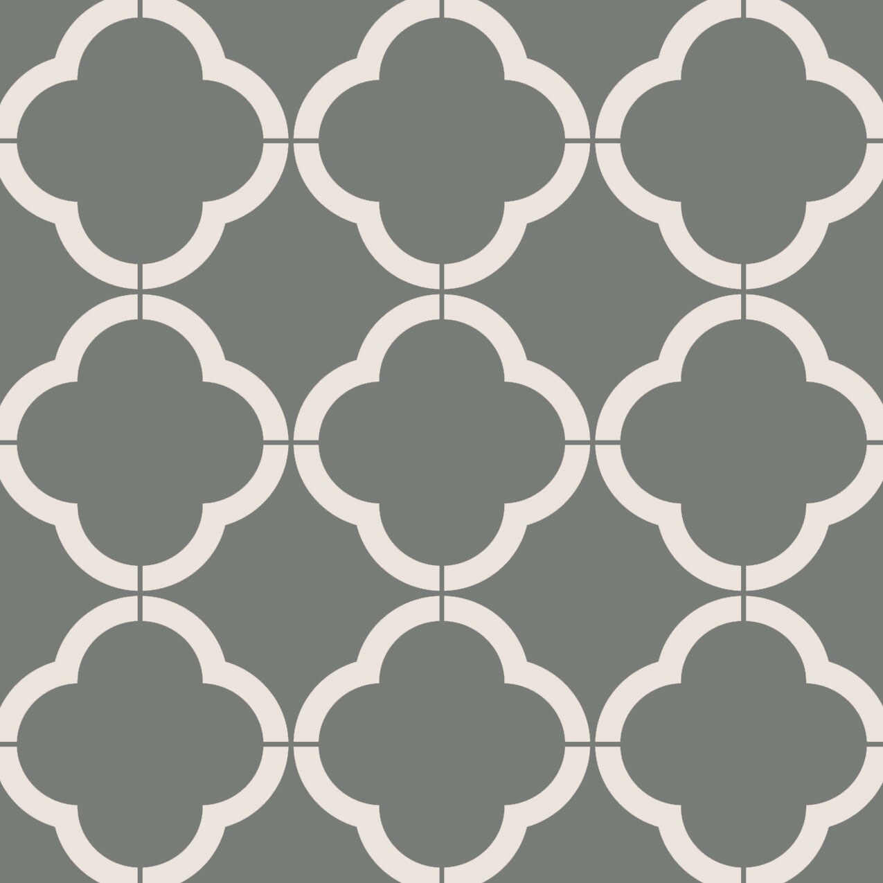 Embossing Quartrefoil Outline Wall Pattern Wall Stencil | 3661E by Designer Stencils | Pattern Stencils | Reusable Stencils for Painting | Safe & Reusable Template for Wall Decor | Try This Stencil Instead of a Wallpaper | Easy to Use & Clean