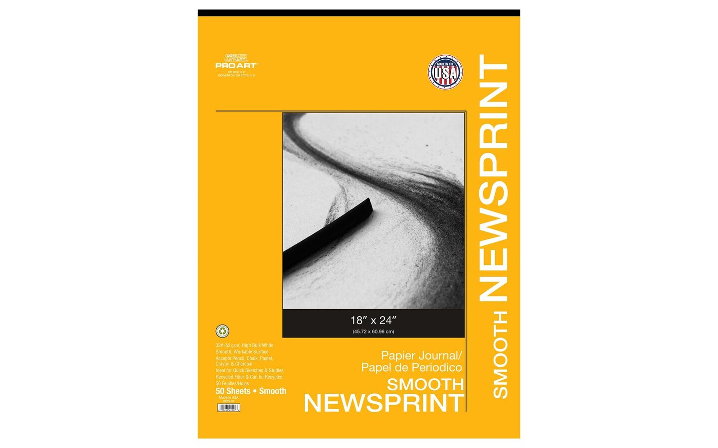 Newsprint Pad · Regular & Smooth