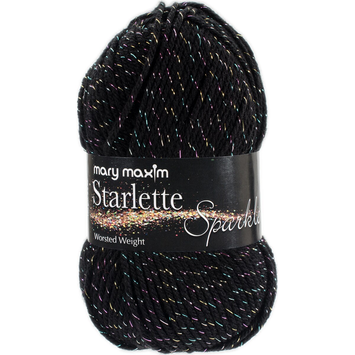 Mary Maxim Starlette Sparkle YarnBlack Michaels