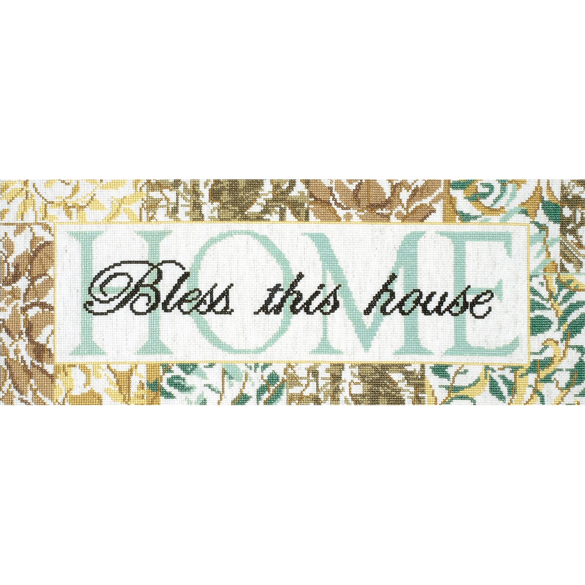 Design Works Counted Cross Stitch Kit 7&#x22;X18&#x22;-Bless This House (14 Count)