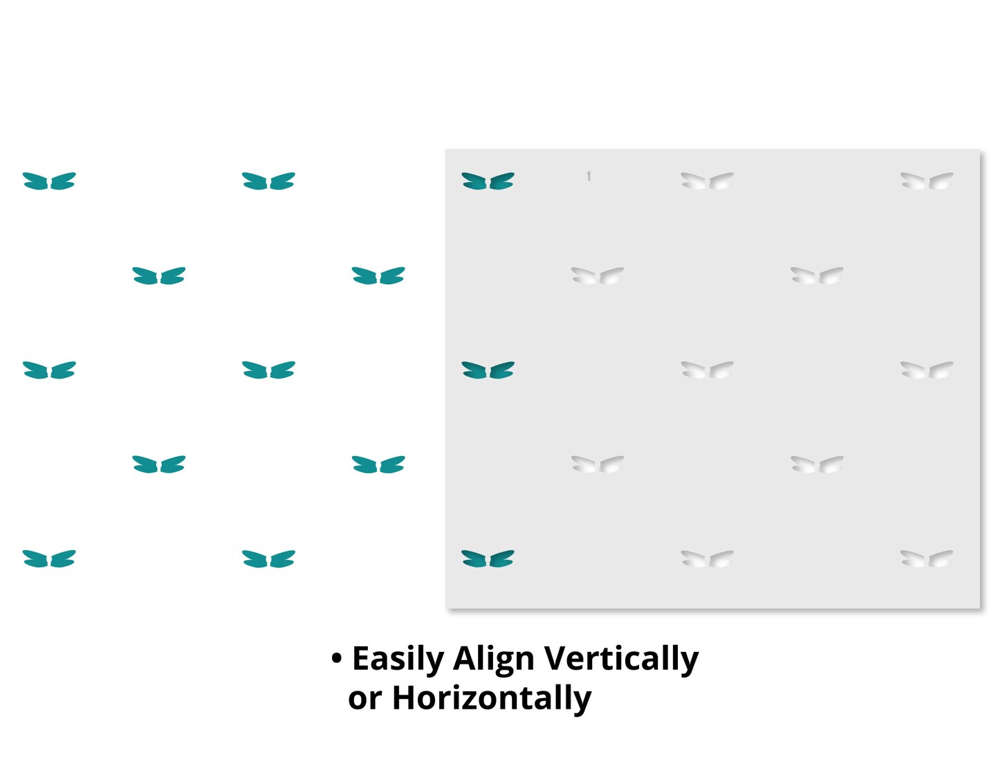 Dragonfly All Over Wall Stencil | 3315 by Designer Stencils | Pattern Stencils |