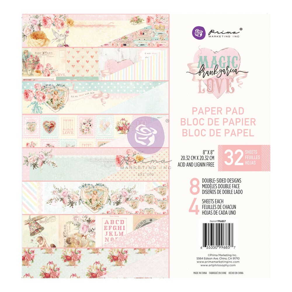 Prima Marketing Inc Frank Garcia Paper Pad 8x8, Magic Love 655350996857
