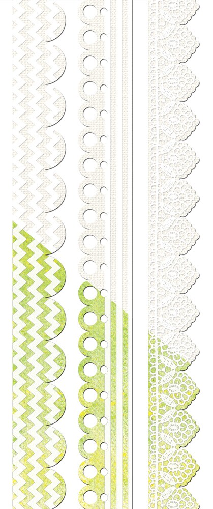 Prima Marketing Inc Resist Canvas Borders 3 - 3 Pcs - 12" Resist Canvas 655350961206