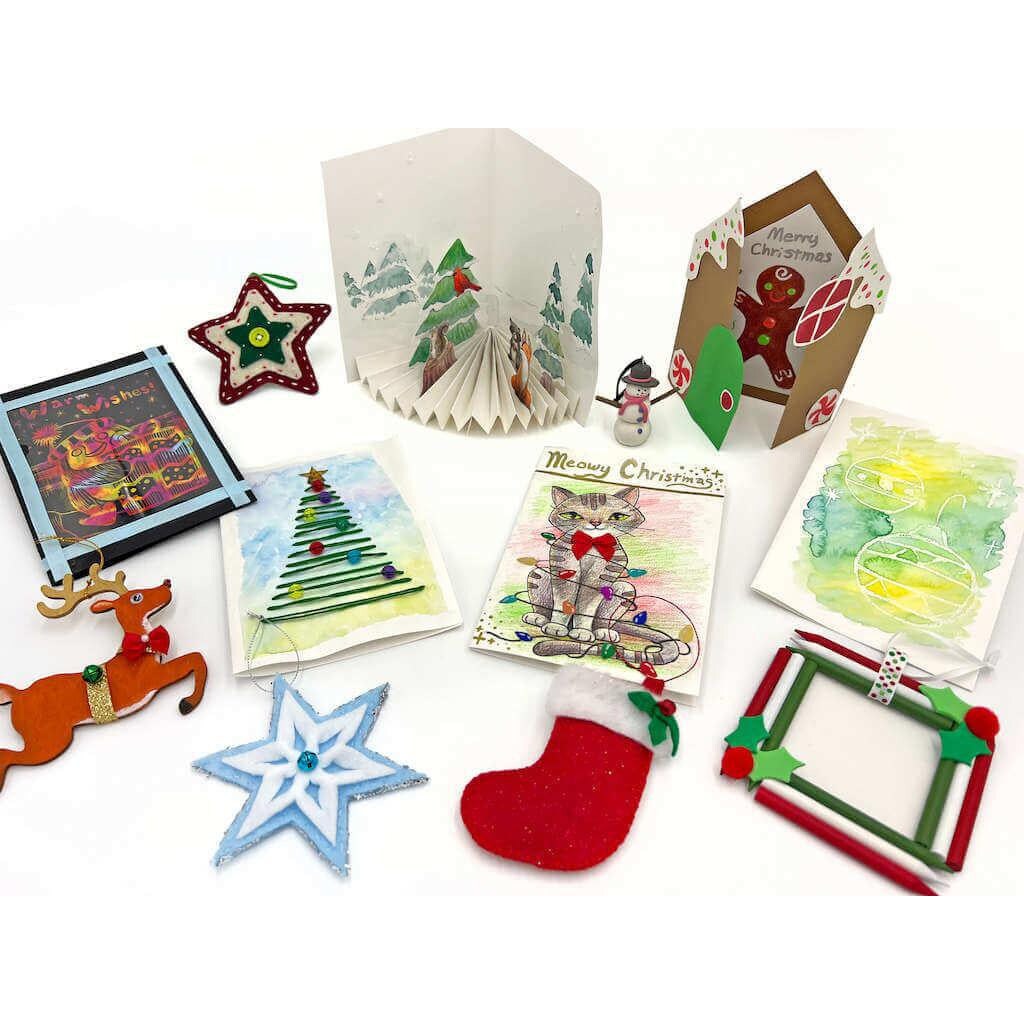 Christmas Super Bundle Ornament and Card Making Art Box