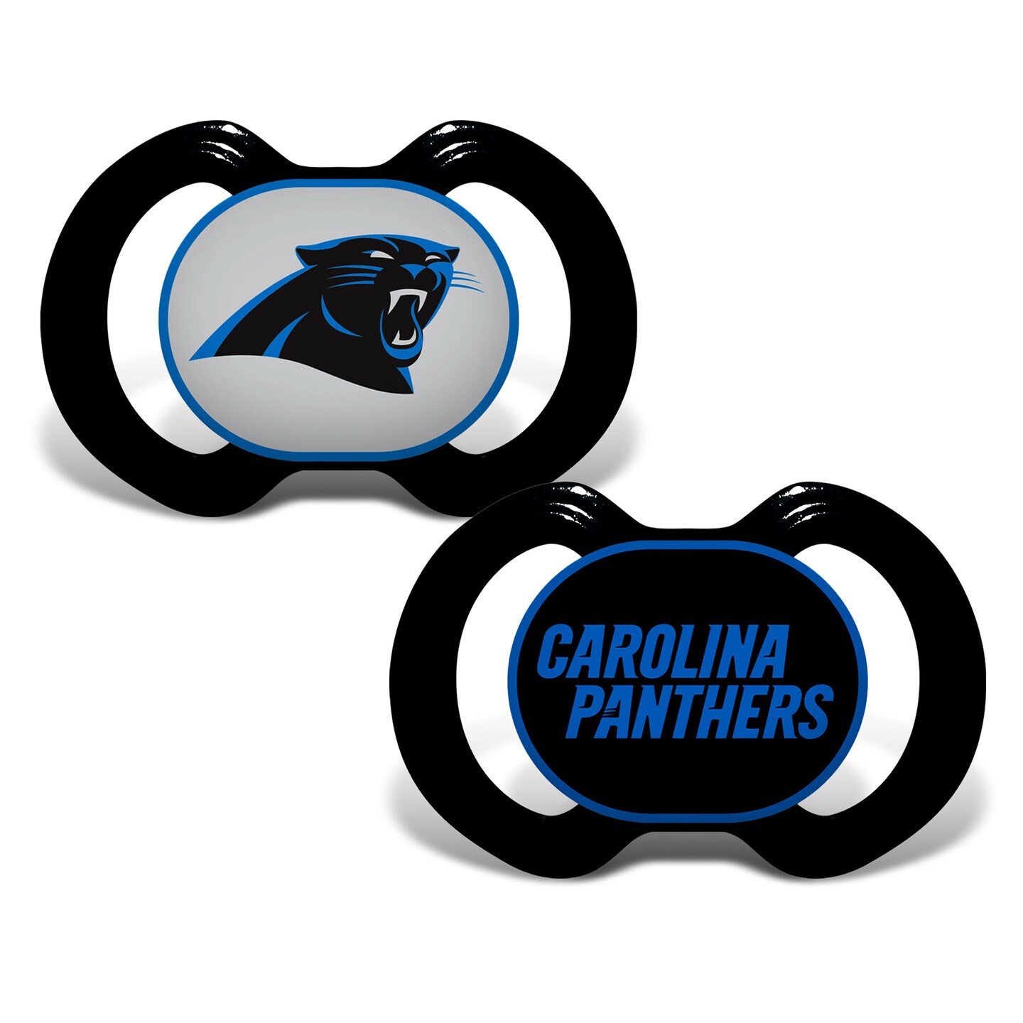 BabyFanatic Girls Pink Pacifier 2-Pack - NFL Carolina Panthers - Officially  Licensed League Gear