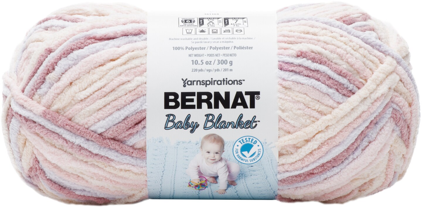 Bernat Baby Blanket Big Ball YarnRaspberry Kisses Michaels