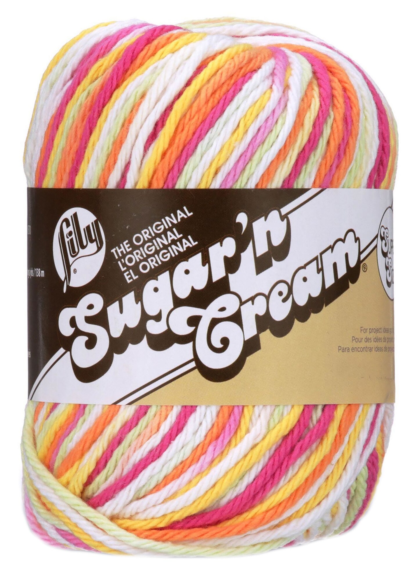 Lily Sugar'n Cream Yarn - Ombres Super Size-Over The Rainbow | Michaels